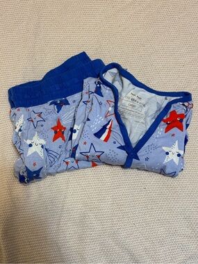 Little Sleepies Light Blue Star Print Pajama Set